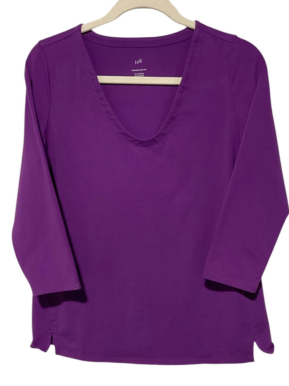 J. Jill Forward-Seam 3/4 Sleeve Tunic Top – Size Small